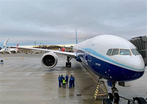 A NEW BOEING 777.